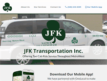 Tablet Screenshot of jfktransinc.com